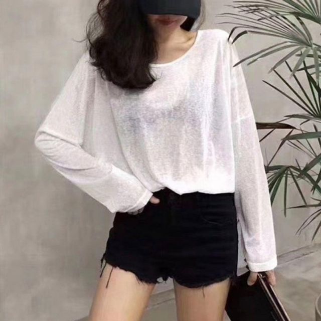 데일리 엑스 여성 기본 스트랩 데이 시스루 라운드 긴