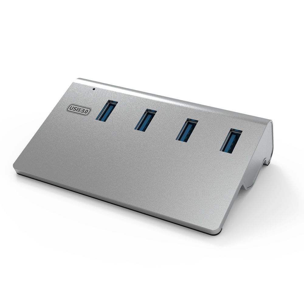 USB3.0 허브 4포트 유전원 스탠드형 데스크탑 노트북