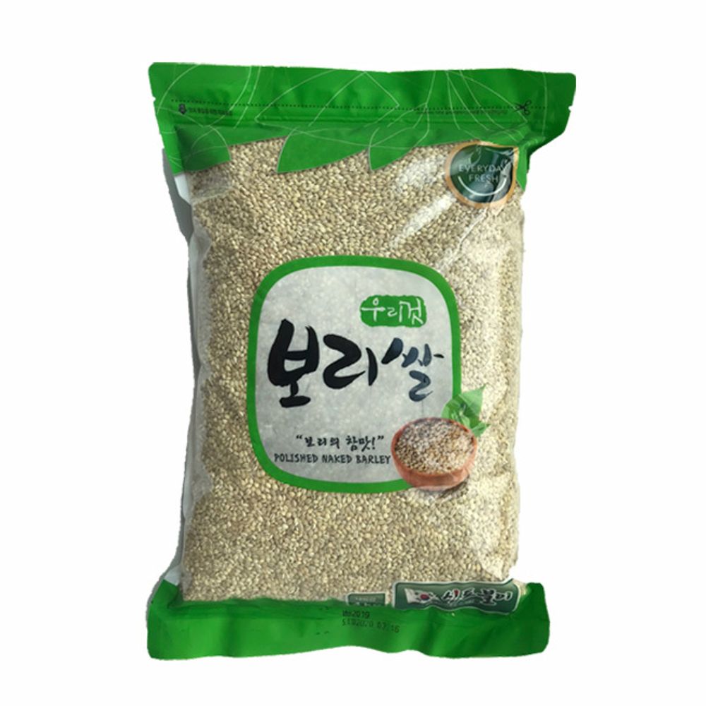보리쌀 4kg 1개 국내산 보리 맛있는 밥짓기