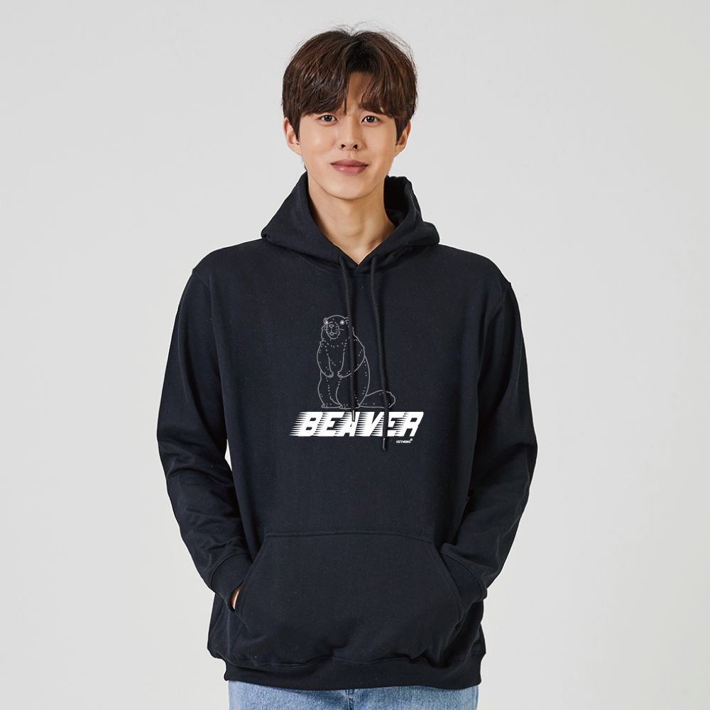 키밍 beaver 비버 시밀러룩 맨투맨 후드