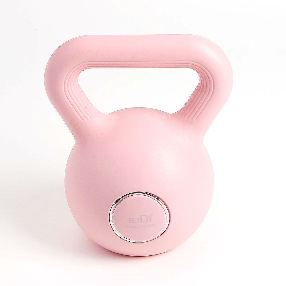 케틀벨 4.5kg 핑크 아령 웨이트 논슬립 덤벨