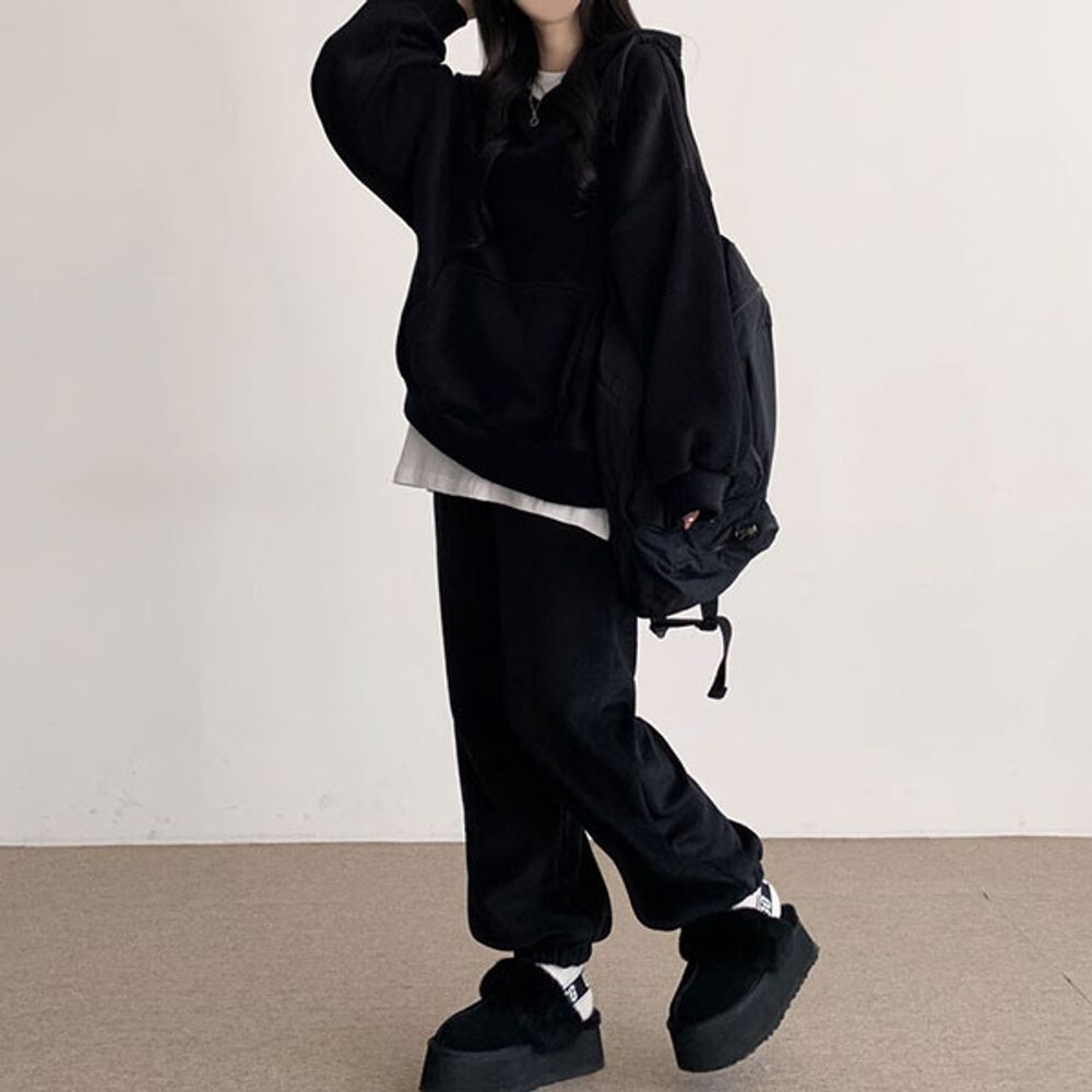 후드셋업 봄가을의류 조거팬츠셋업 포켓 간절기셋