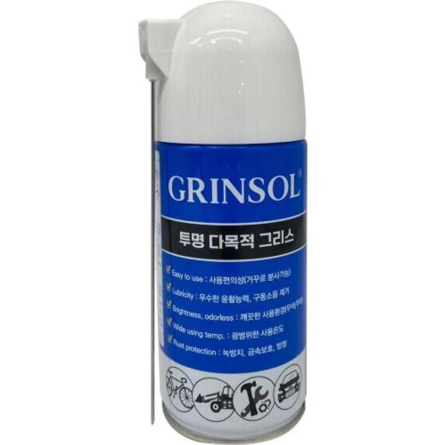 케미칼하우스스프레이구리스 24EA 그린솔 투명 다목