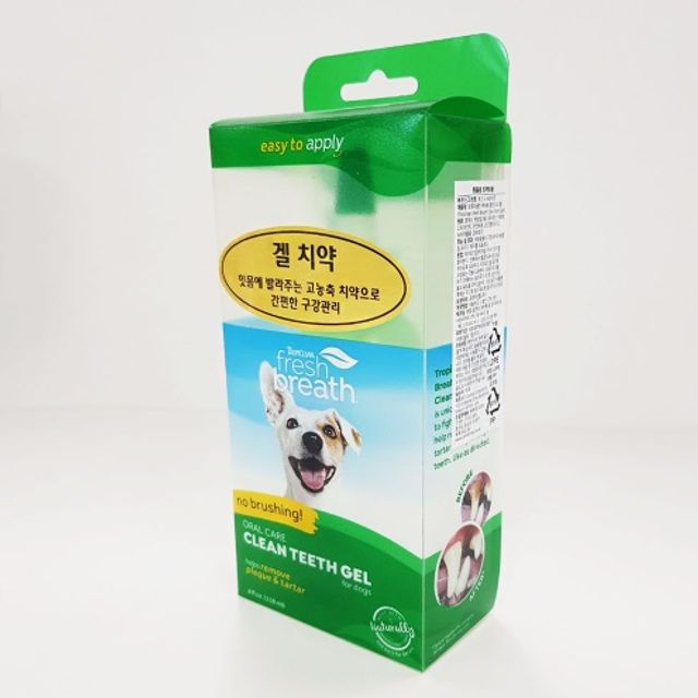 강아지 반려견 겔타입 바르는 치석제거 치약 118ml