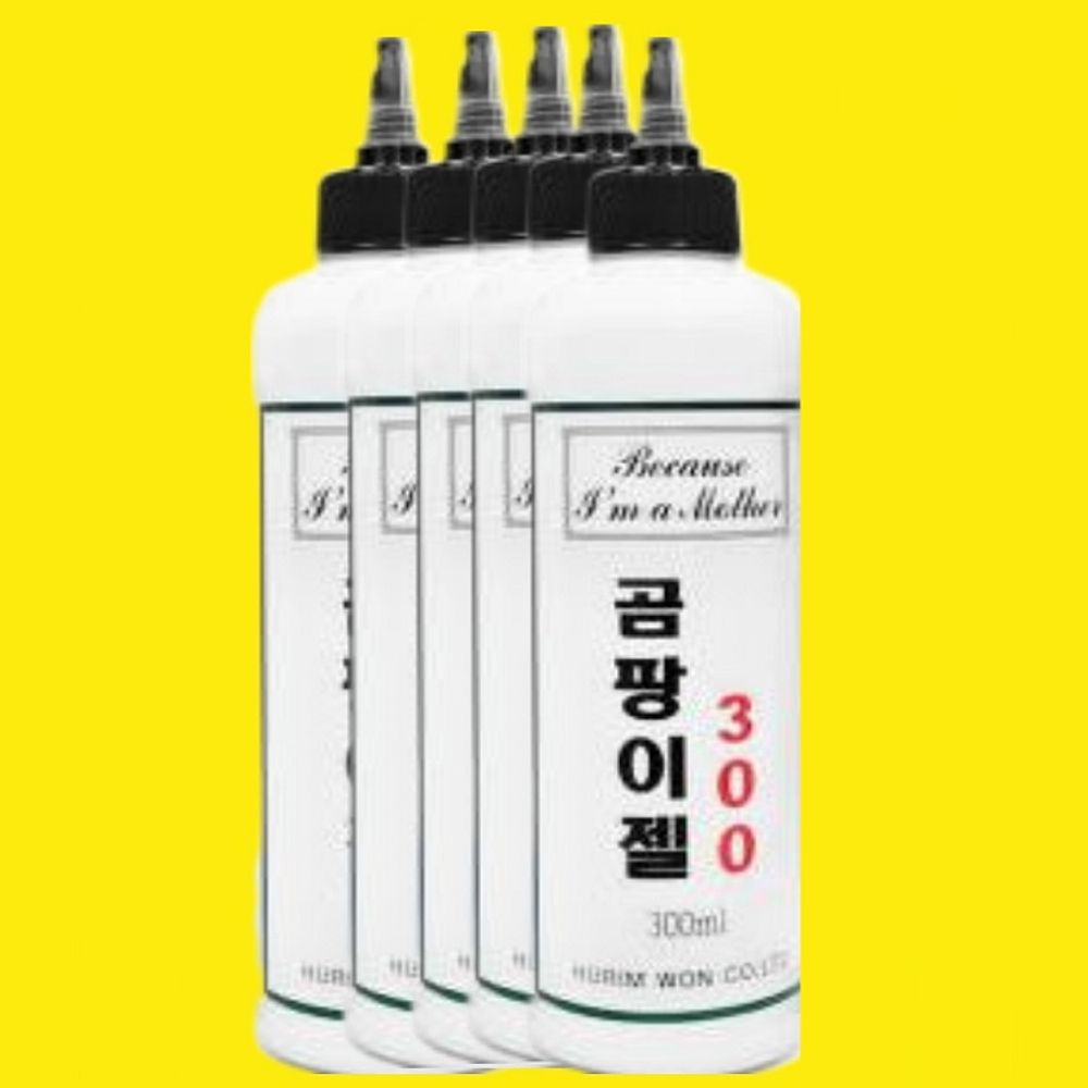 고효율 5개 곰팡이 젤 300ML 화장실 욕실 청소 타일