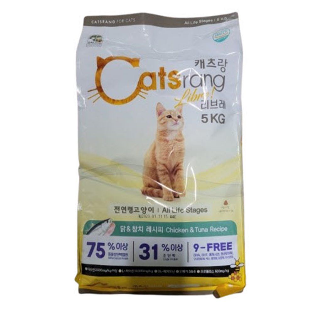 캐츠랑 전연령 리브레 5kg(고양이사료)