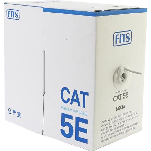 CAT5E UTP 기성랜케이블 1BOX CAT.5E.UTP(300M)회색