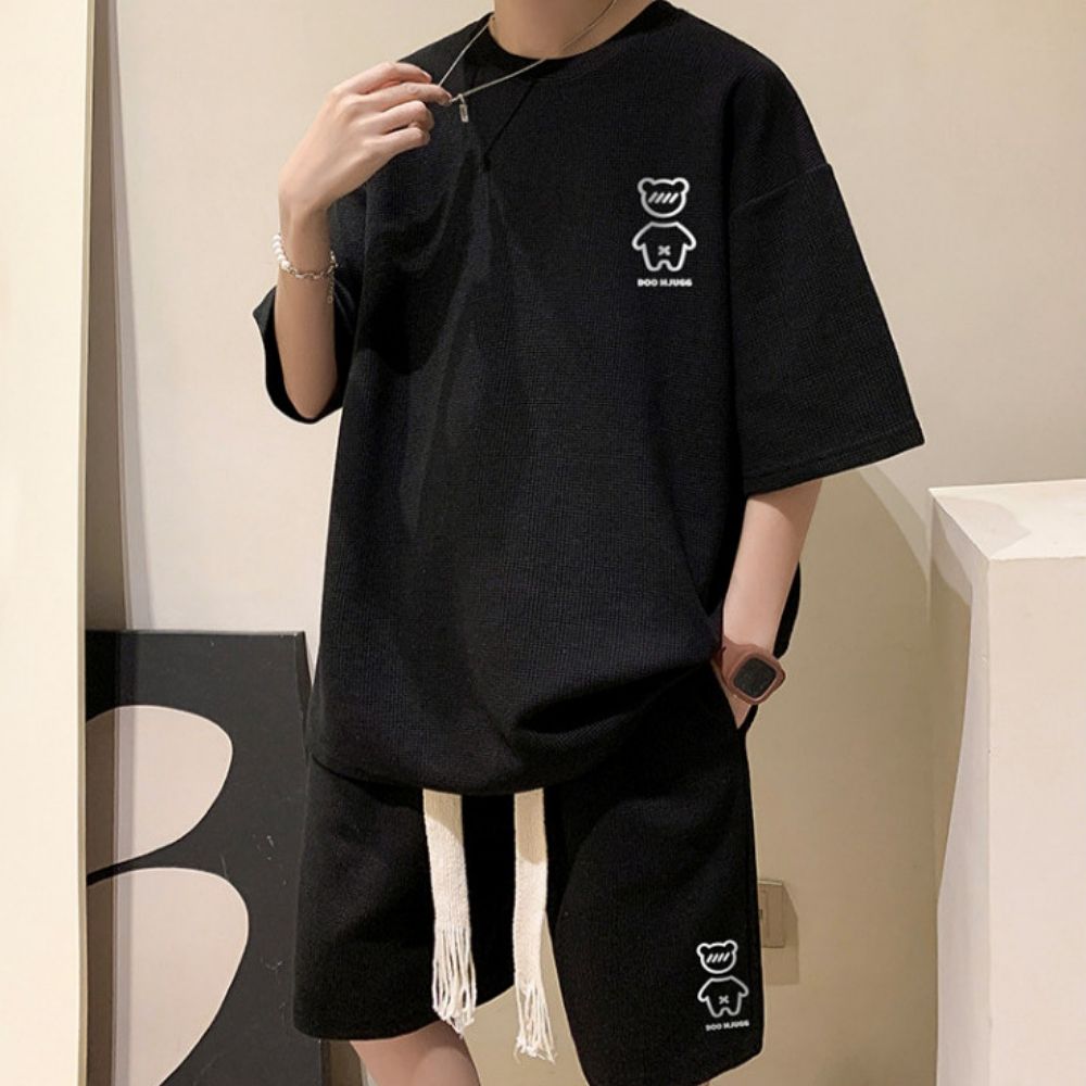 티셔츠 반바지 여유핏 세트 썸머 쿨링 소재 남자