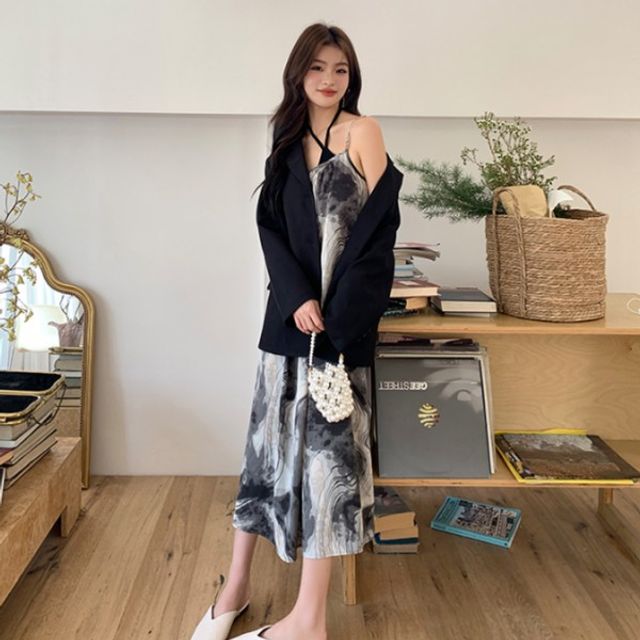 마블링 원피스