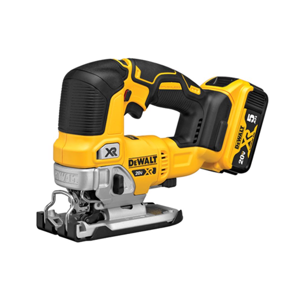DEWALT 충전직쏘_DCS334P2-KR 20V/5.0Ah/MAX/BL
