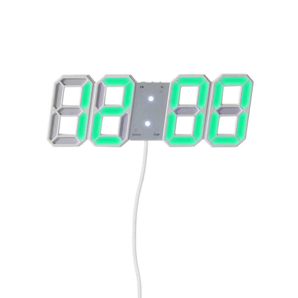 LED 스마트 시계 (화이트 그린) JT27