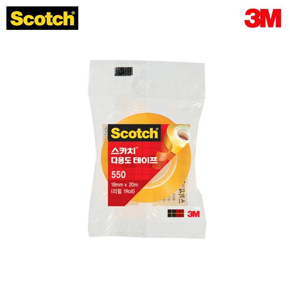 3M 스카치 다용도 테이프 리필 550 (18mmX20m)