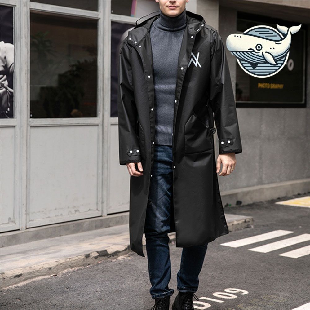 방수 레인코트 비옷 쿨하고 세련된 경량 우비