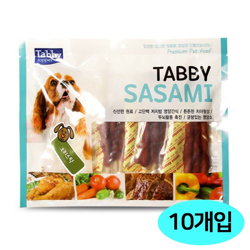 테비 사사미 오리 스틱 300g x 10개