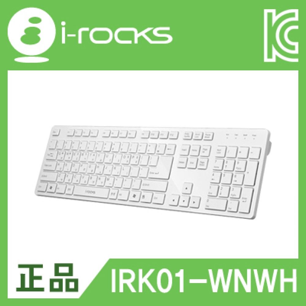 아이락스 IRK01JSWNWH XJSSlim USB 유선 키보드화이트