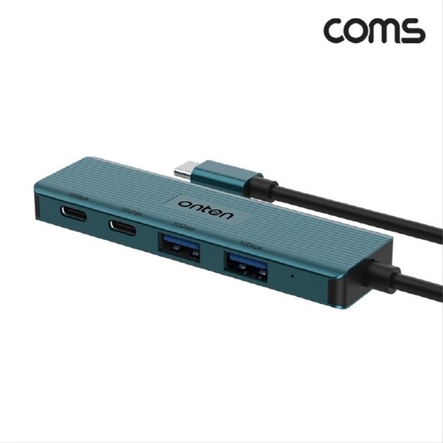 USB 3.2 Gen2 4포트 허브 10Gbps C타입x2 A타입x2