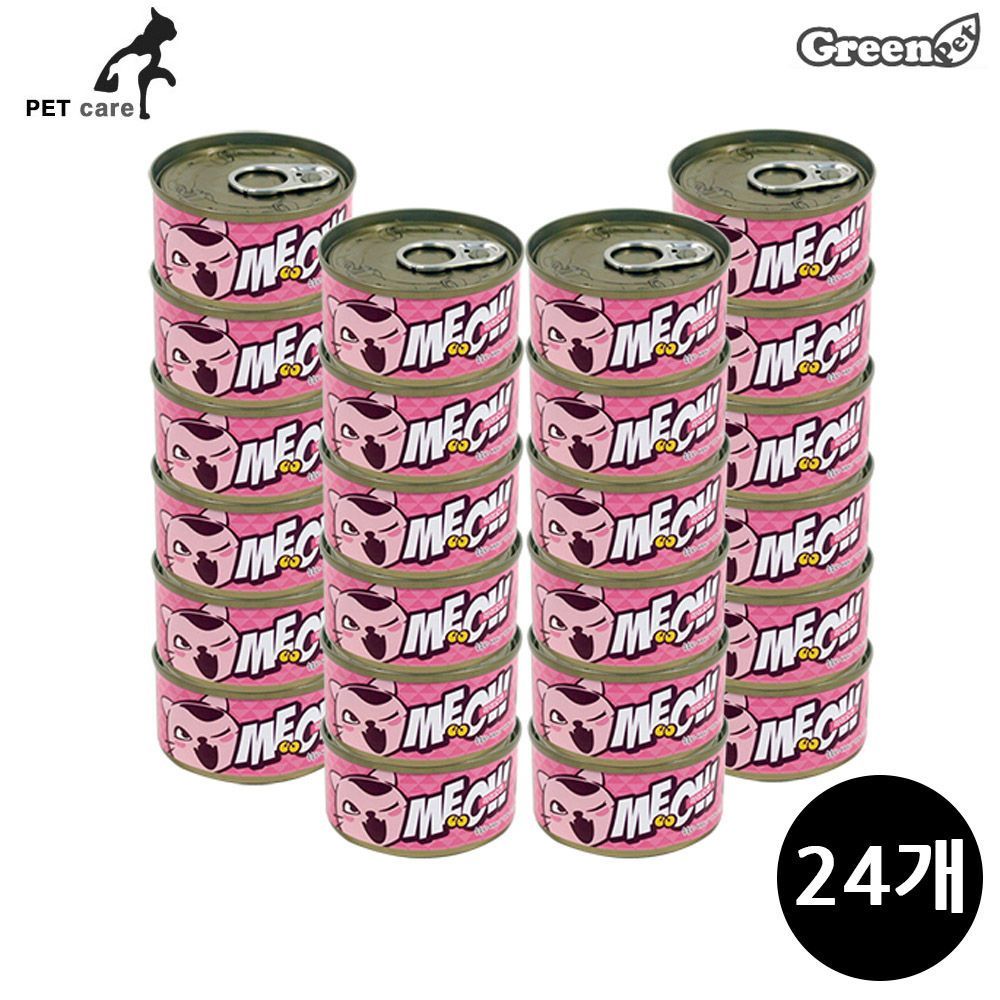 미아오캔 촉촉한 그레이비타입 참치 24개입 1박스