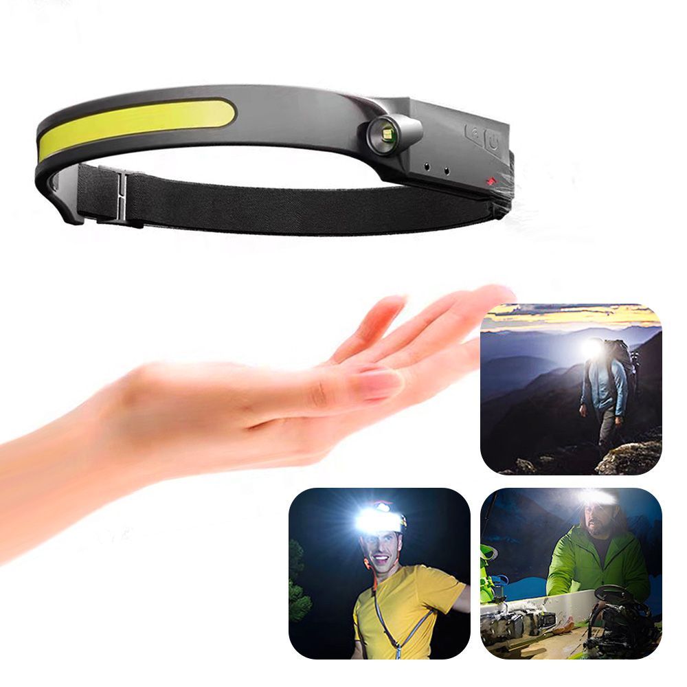 휴대용 LED 센서 헤드랜턴 조명 캠핑 작업용