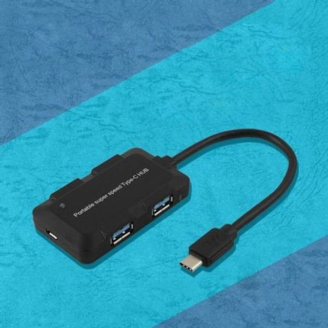 C타입 USB 멀티탭 허브 USB 멀티포트 USB3.0 4포트 A