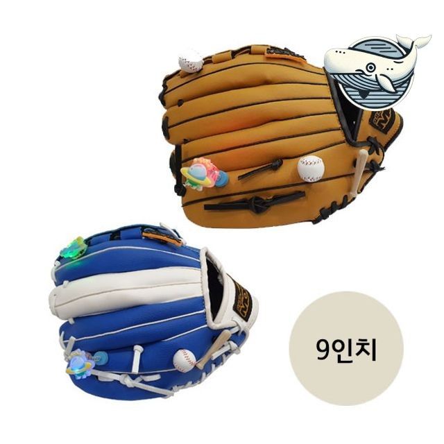 아동용 야구 글러브 9인치 경량 좌우 착용