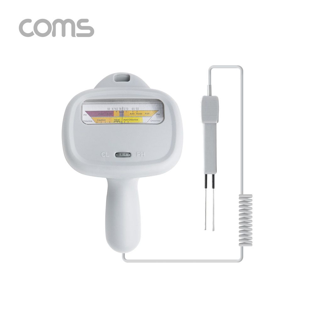 Coms 수질 농도 PH CL 측정 테스터기 수소이온농도