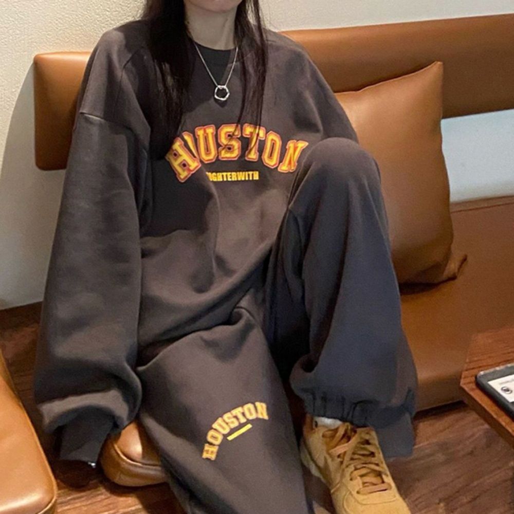 따뜻한 패션 기모 세트 츄리닝 데일리 2컬러