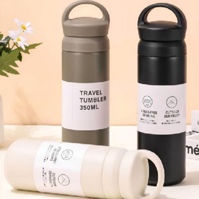 보온 보냉 손잡이 스텐 텀블러 350ml 500ml