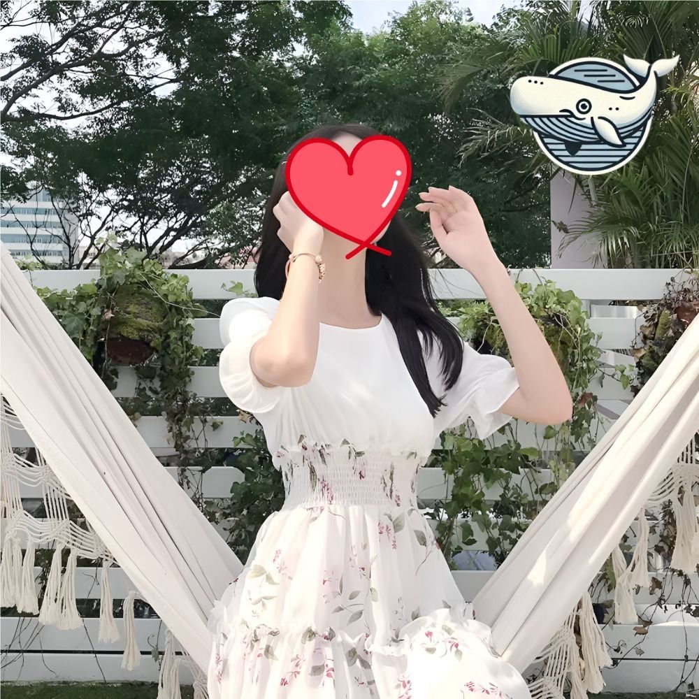 여름 여성 하이웨스트 쉬폰 롱원피스 프릴 소매