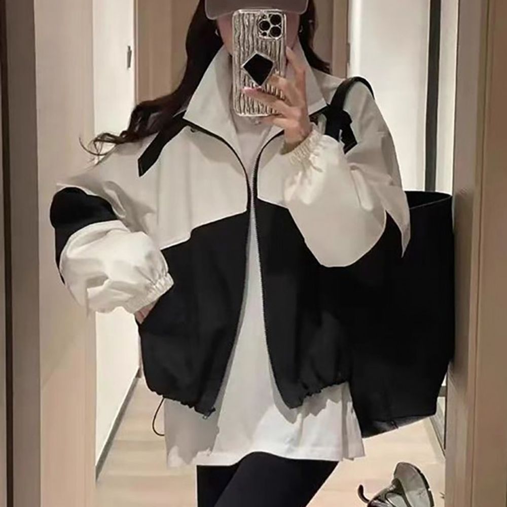운동 간편 여자 캐쥬얼 코트 자켓 집업 간절기