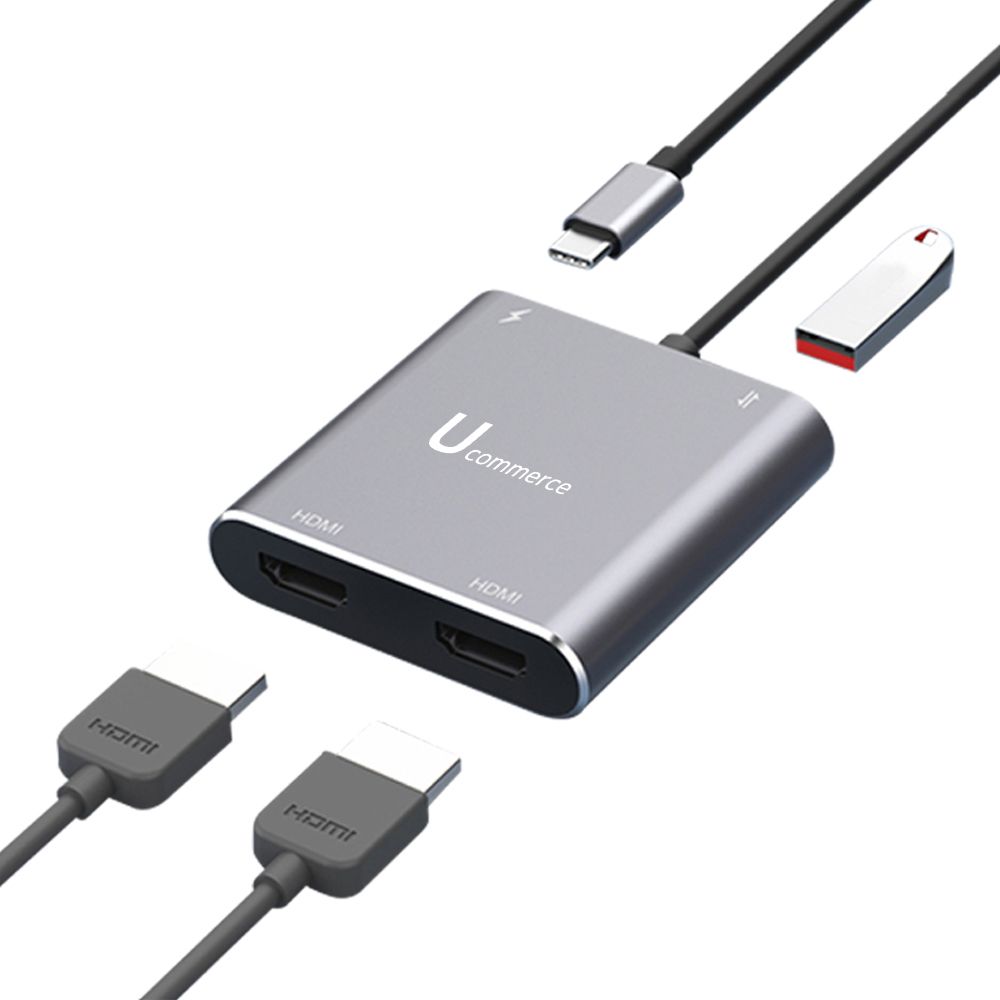 USBType-C TO HDMI케이블 PD미러링 듀얼모니터 컨버터
