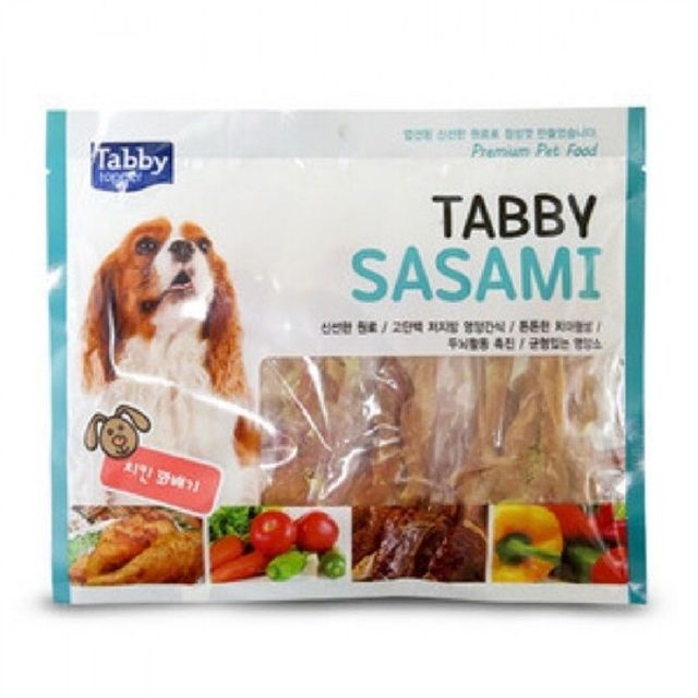 Tabby테비 사사미 치킨꽈배기 300gX40개1박스