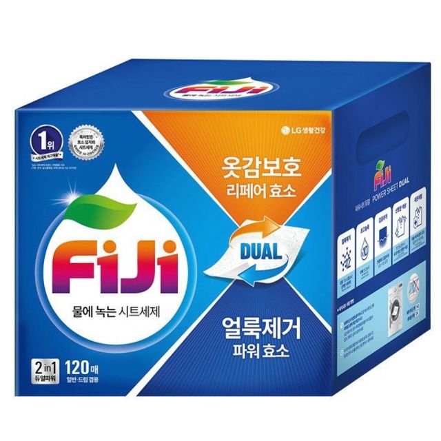LG FIJI파워시트 세탁세제 120매