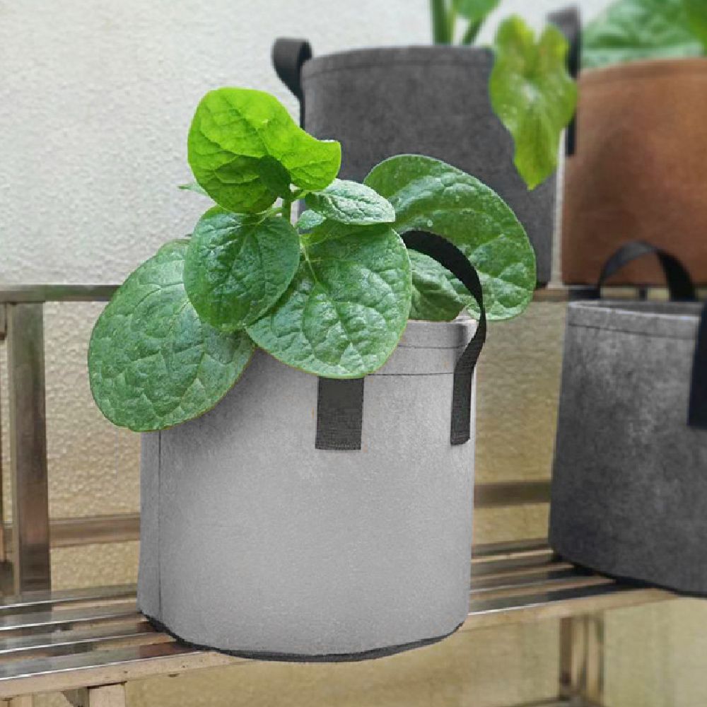 60cm 블랙 부직포 화분 2p 심플한 체험활동 아파트 백