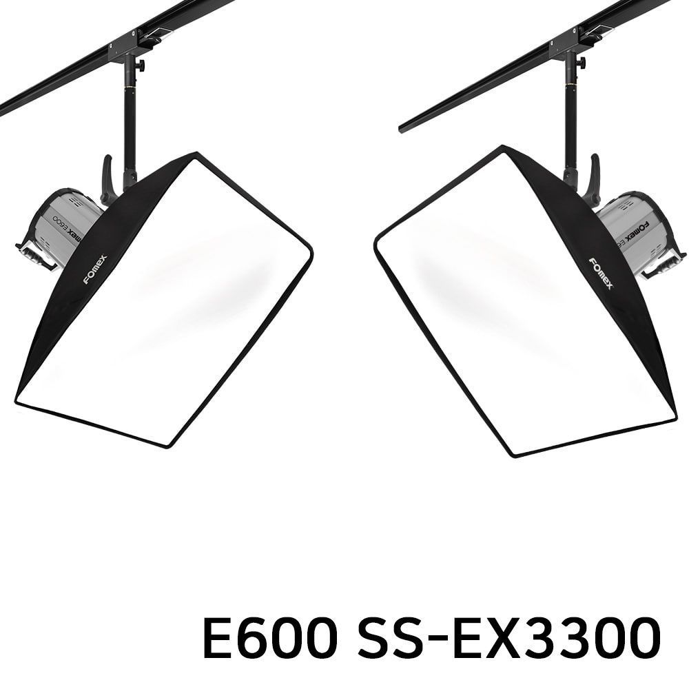 포멕스 사진조명 스튜디오 촬영 세트(E600 SS-EX3300)