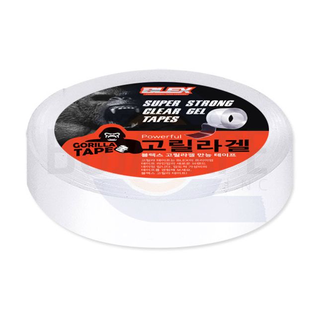 블렉스 고릴라겔 초강력 투명 만능 테이프 2T x 20mm