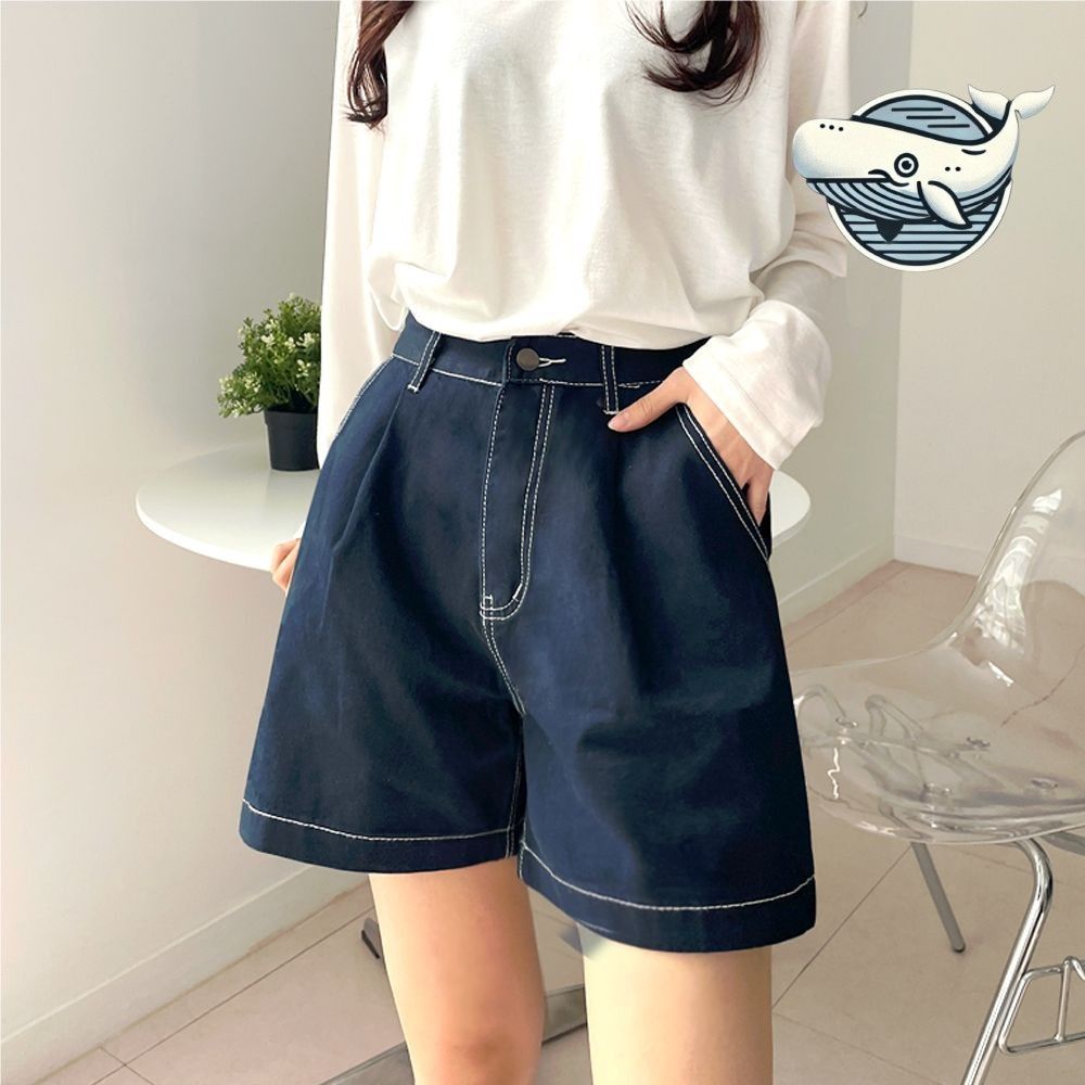 여름 데일리 편안한 반바지 썸머데님 4부