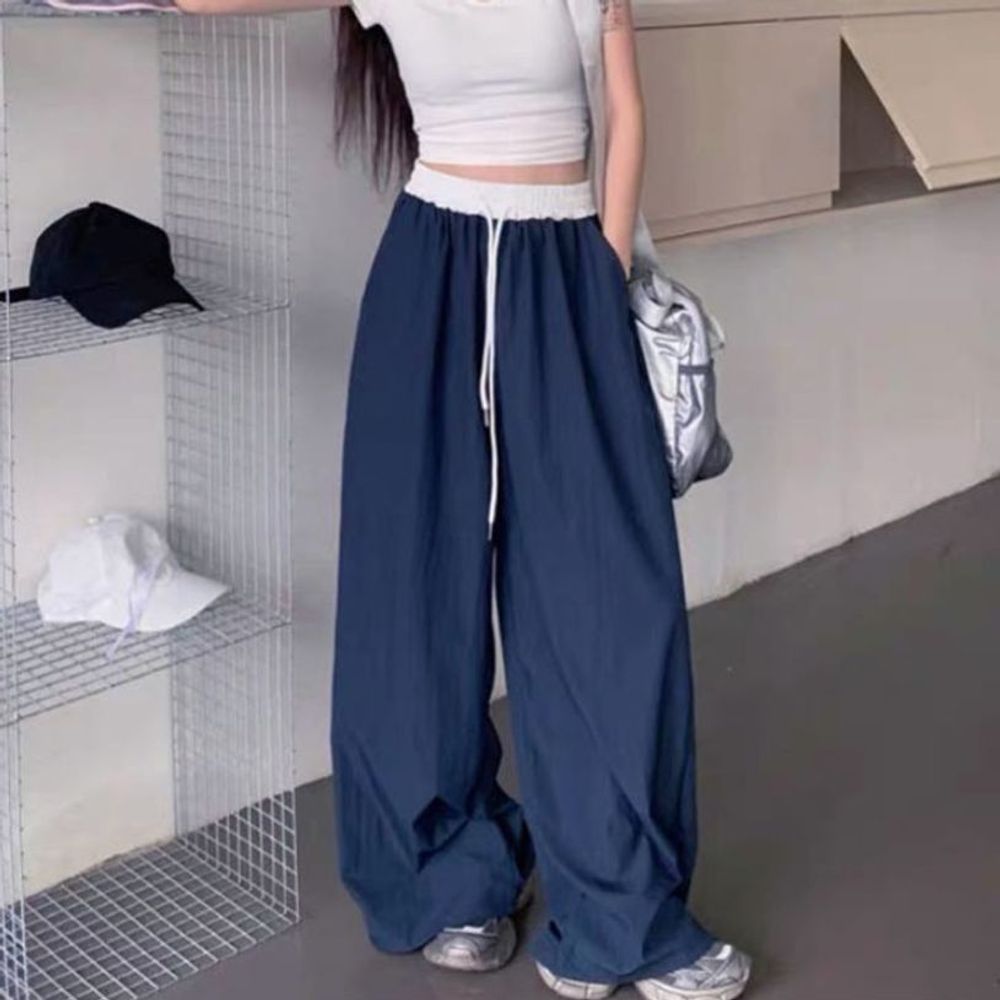 허리밴딩바지 데일리팬츠 제품 엑티브한 움직임에