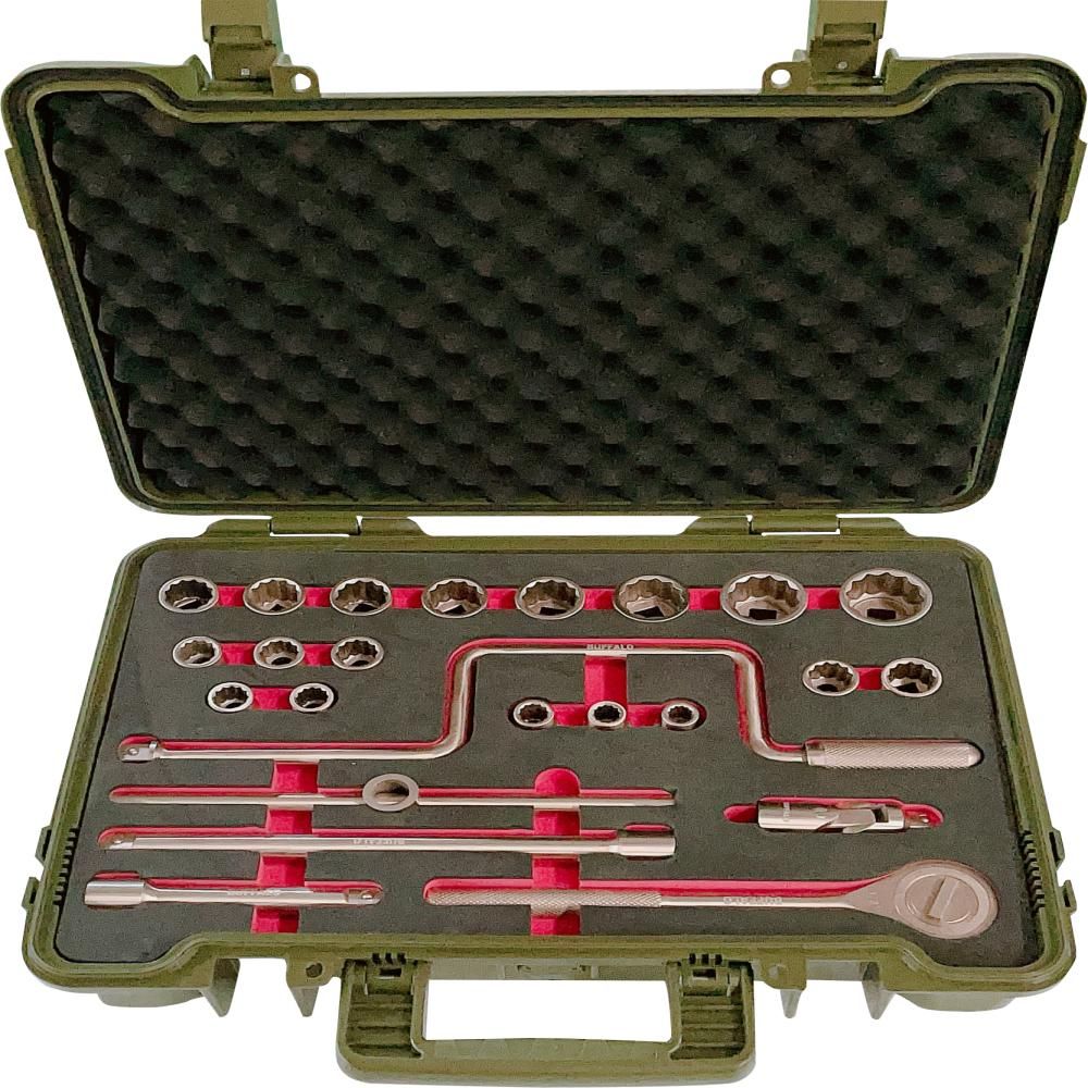 핸드소켓세트(방폭) 1/2lnchx24 PCS (101H) AL-CU