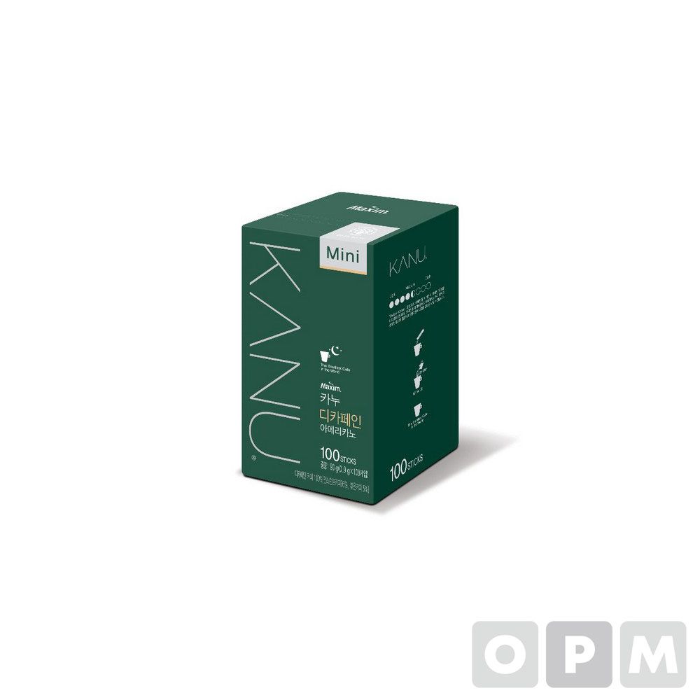 맥심 카누 디카페인 미니(0.9gx100T)