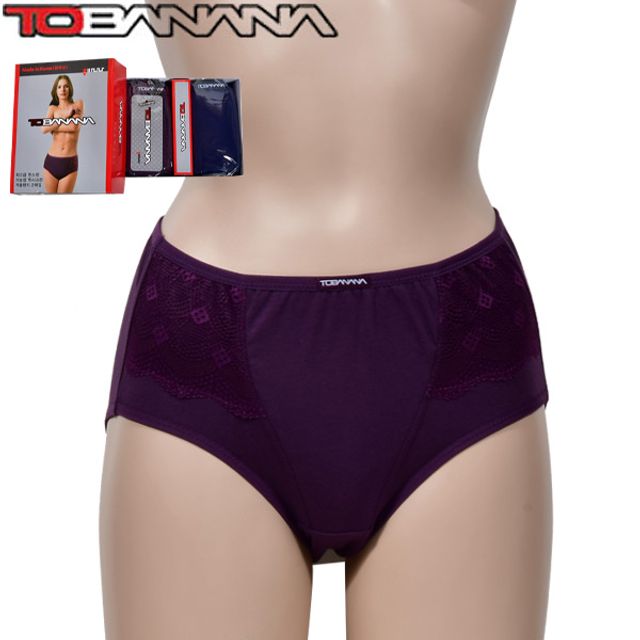면스판 편안한 봉제라인 여성 거들팬티 맥시 2매입