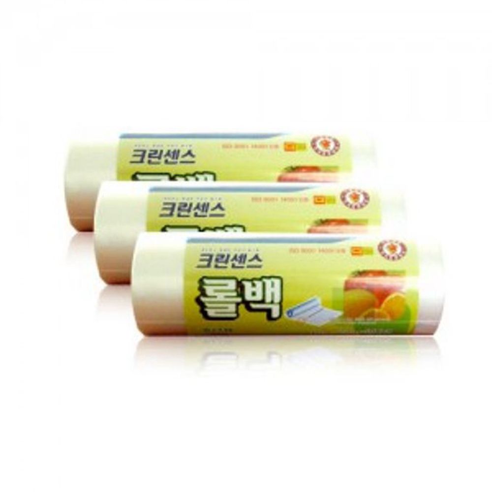 롤백 비닐 봉지 주방 일회용팩 비닐팩 35x45 500매