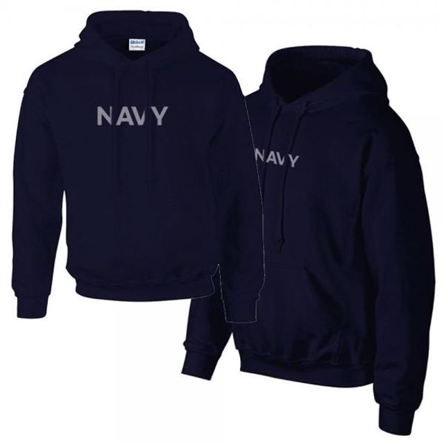 네이비 스포츠 기모 밀리터리 후드티 NAVY