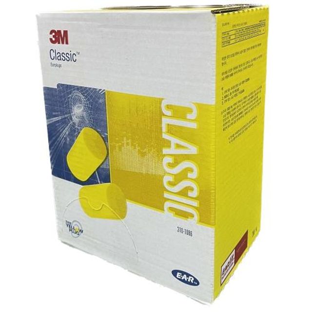3M 청력보호구 귀마개 클래식(Classic) 끈유 700715