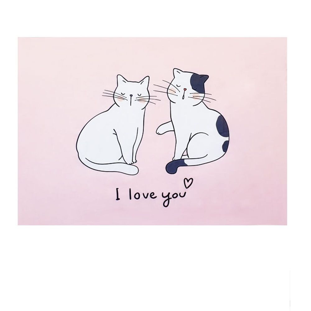 아이러브유고양이커플 은은한 센스있는결혼선물 대형