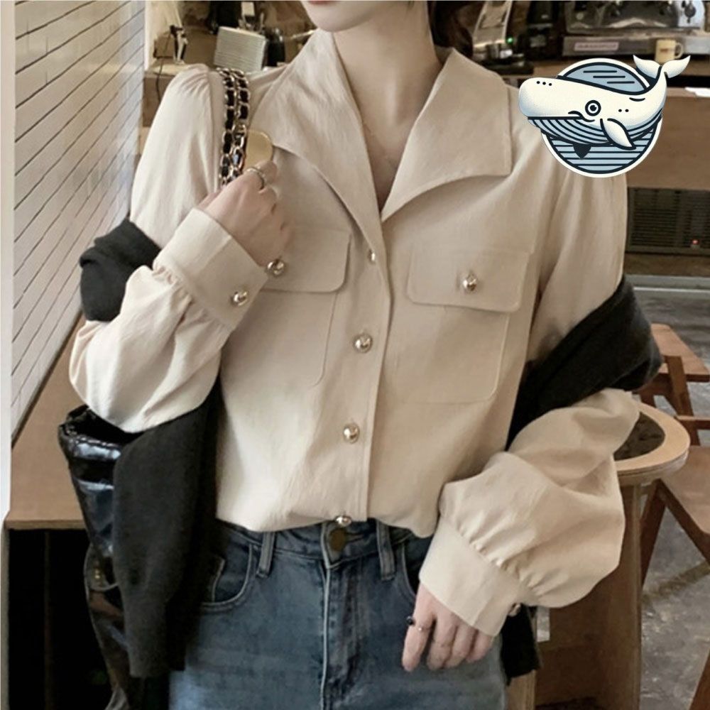 봄가을 필수 긴팔 블라우스 여름 데일리 스틸러