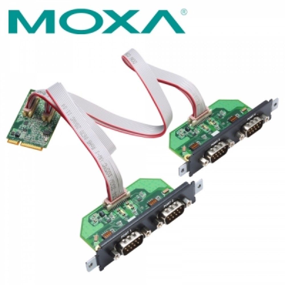 MOXA CPJS114NJST Mini PCI Express 4포트 RS232JS422