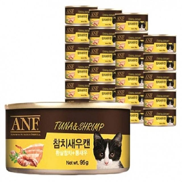 ANF 고양이캔 참치새우 95gx24개