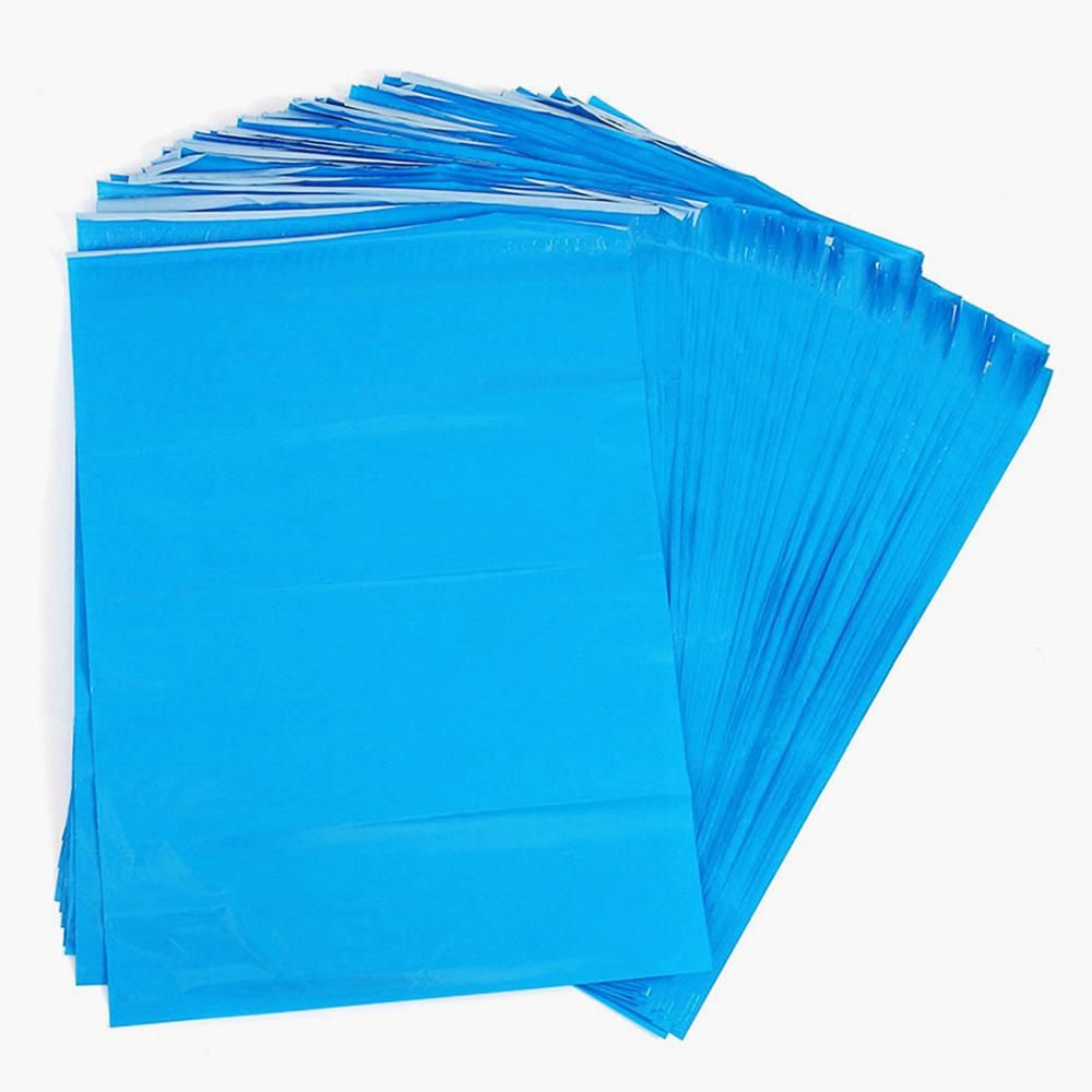 LDPE 택배비닐 100p 38x48cm 블루 접착 봉투