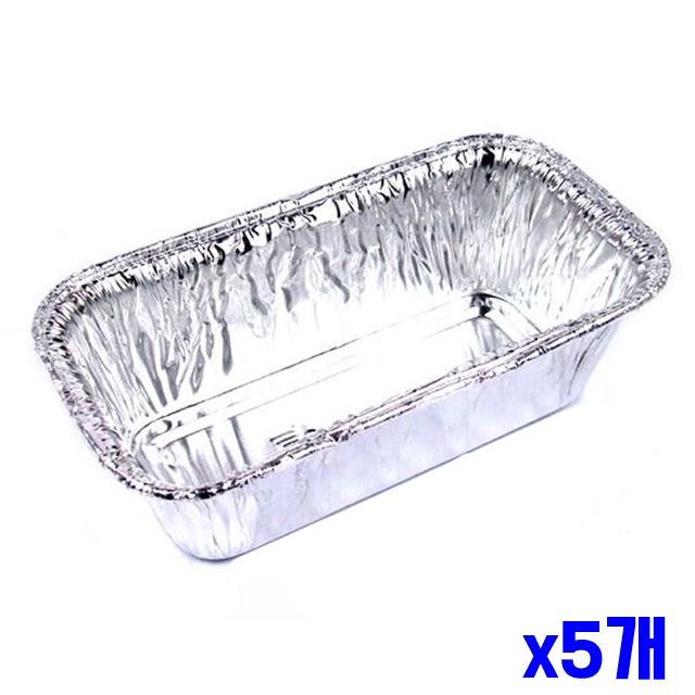 10매 파운드케이크틀 실버 x5개 제과제빵용품