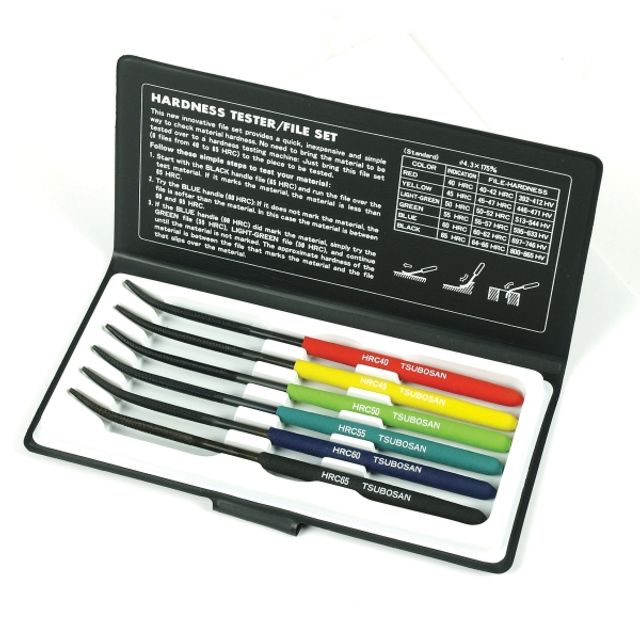 경도계록크웰측정줄6PCS/SET HRC40-65(츠보산) HRC-